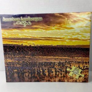 Rio Grande Bird Sanctuary 1000 Pc Jigsaw Puzzle 19”x26” Ken Jenkins‎